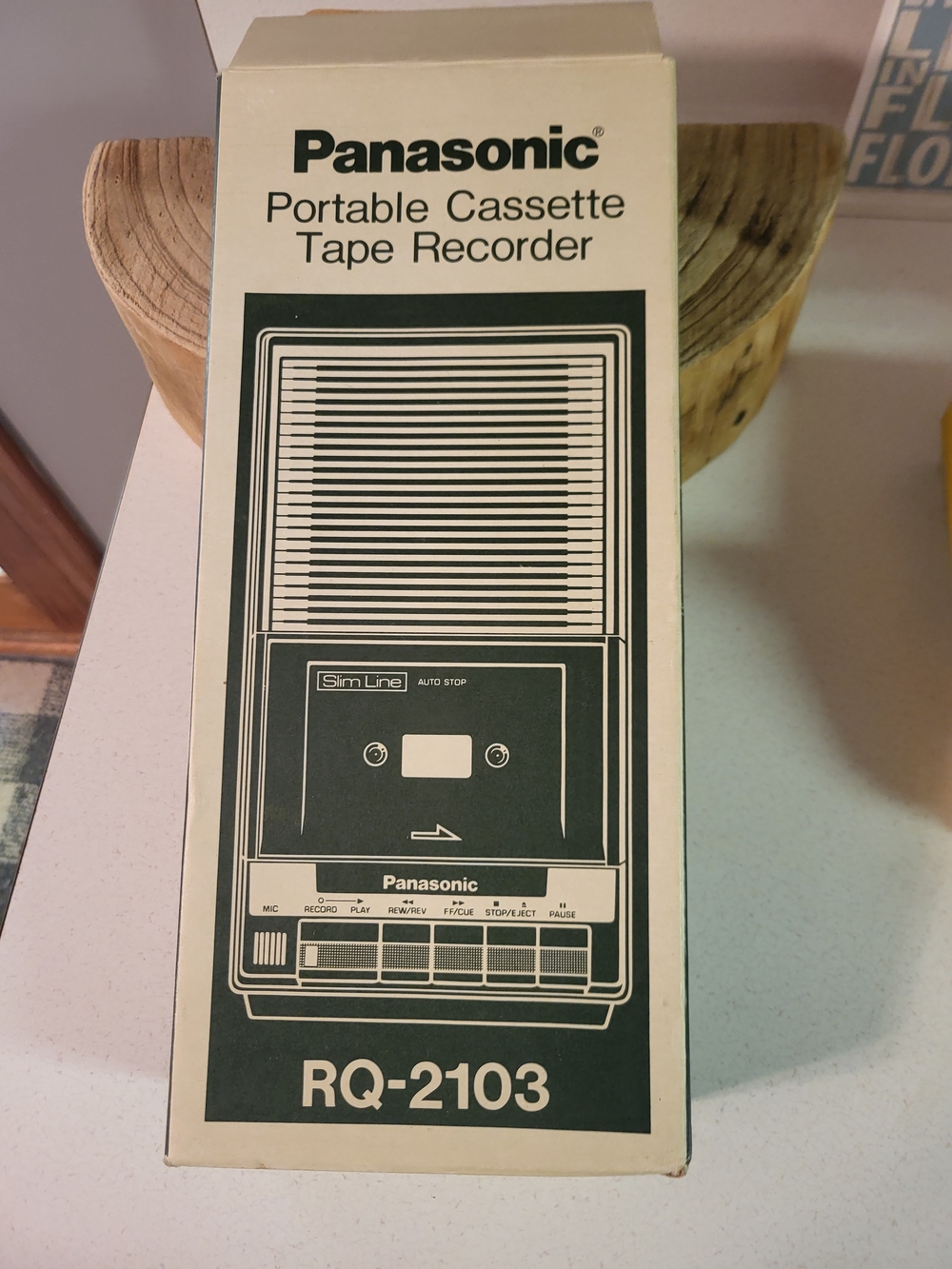 Vintage Panasonic RQ-2103 Portable Cassette Tape Recorder